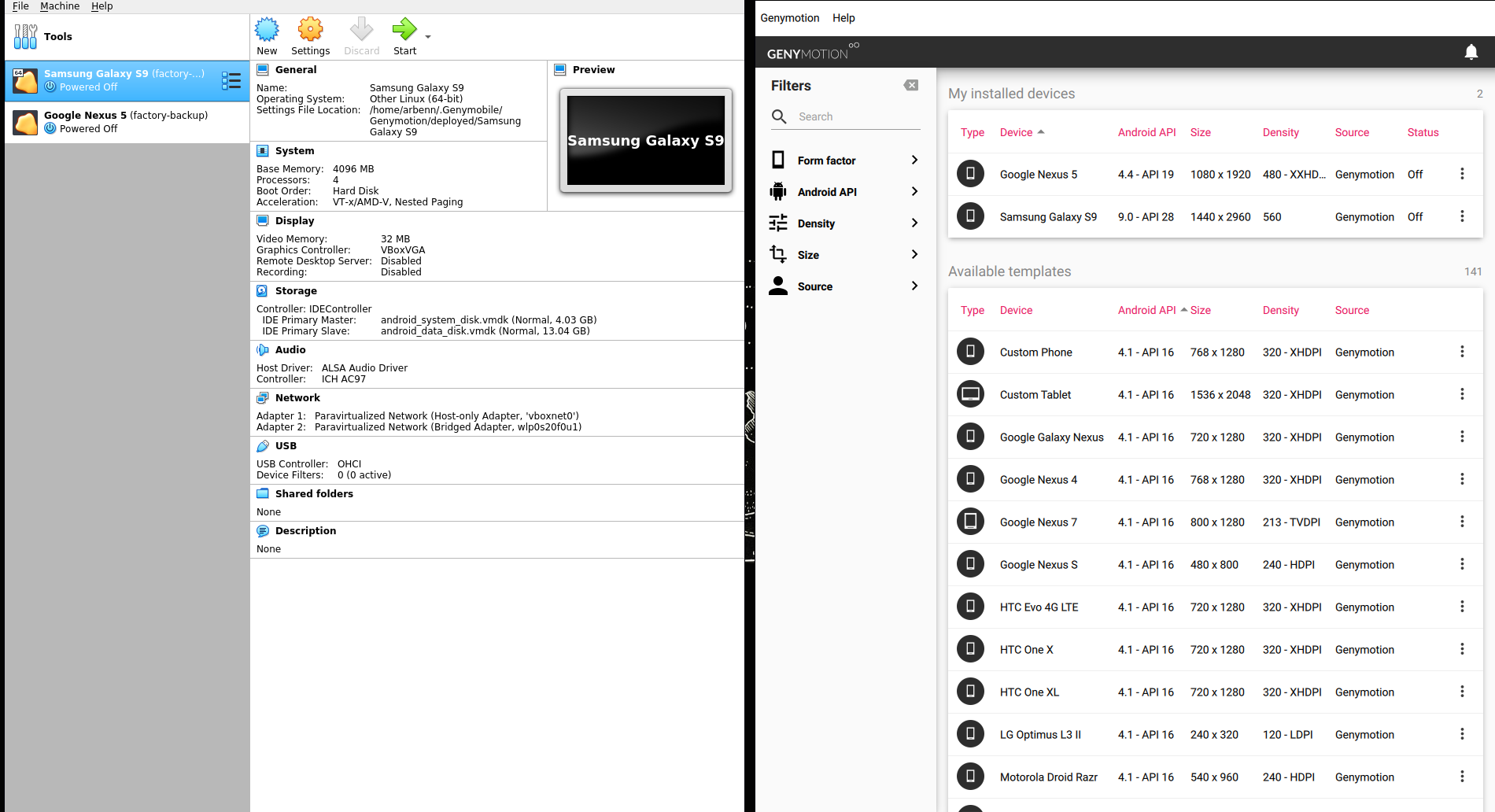 genymotion proxy